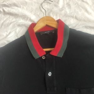 Gucci polo shirt black